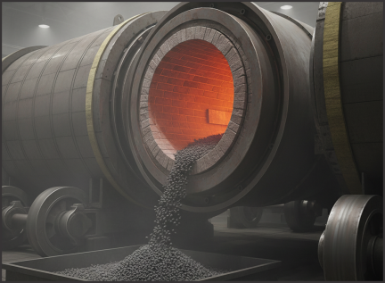Activated carbon rotary kiln