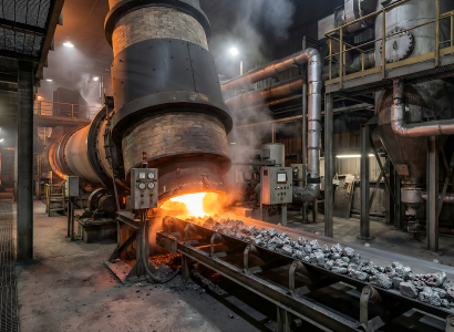 Thermlyte DRI sponge iron plant heating systems