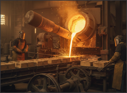 Thermlyte foundry furnace systems