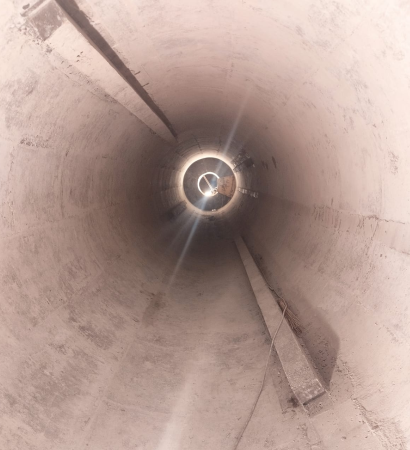 Thermlyte completed dense refractory lining
