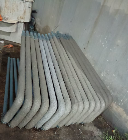 Thermlyte AFBC boiler coil casting work