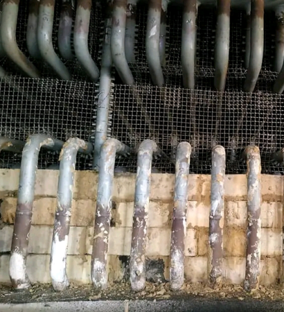 Thermlyte AFBC boiler side wall lining