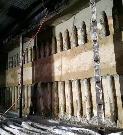 Thermlyte AFBC boiler side wall lining