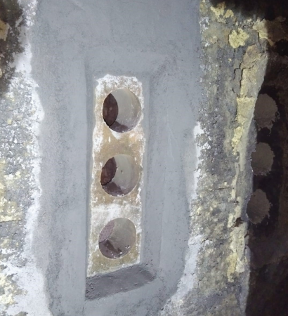 Thermlyte blooming mill burner casting