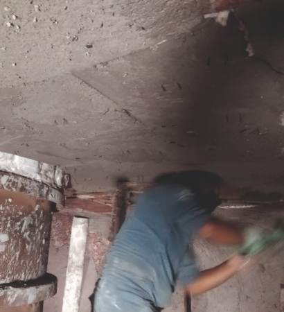 Thermlyte CFBC cyclone roof casting
