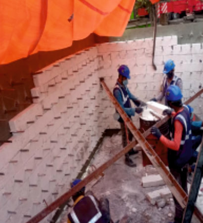Thermlyte Hysil insulation fixing