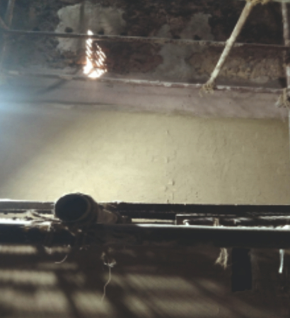 Thermlyte spent wash boiler brick lining