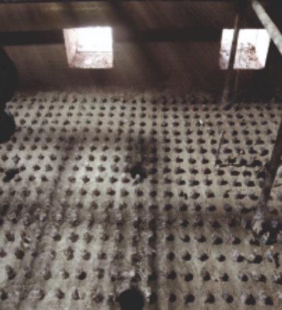 Thermlyte spent wash boiler nozzle refractory lining