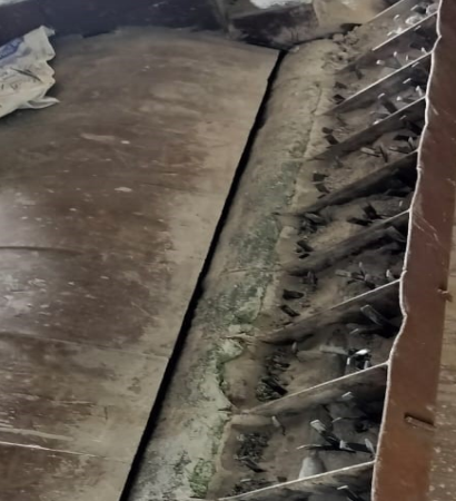 wte boiler layer adjuster dismantling work